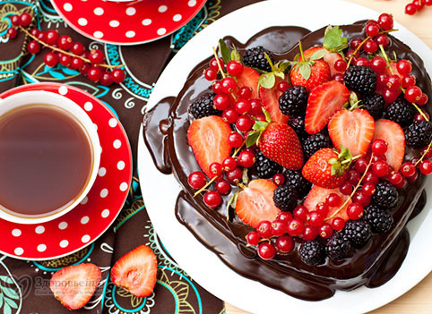 Чай с шоколадкой и ягодами спасет от диабета