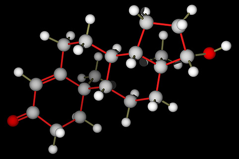 Молекула тестостерон